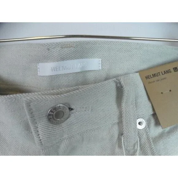 Helmut Lang Men's Jeans Size 30 Beige Classic Cut Denim Jean Pants 30 x 33
